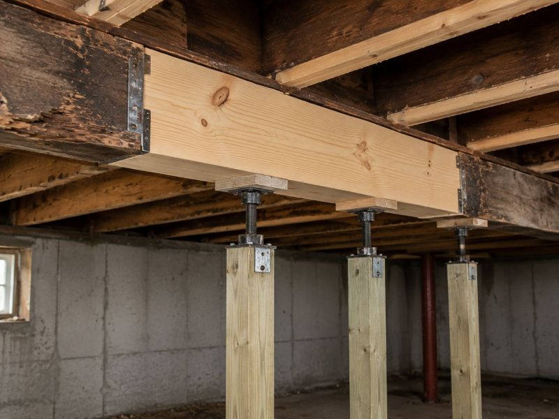 House Beam Replacement in Wilmington, NC