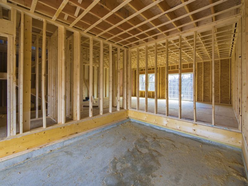 Basement Wall Framing in Kansas City, KS