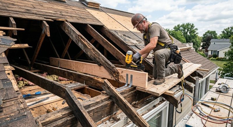 Roof Beam Repair in Wilmington, NC