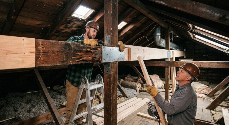 Roof Beam Replacement in Wilmington, NC
