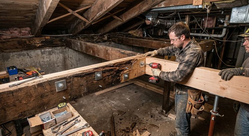 Roof Joist Repair in Kansas City, KS