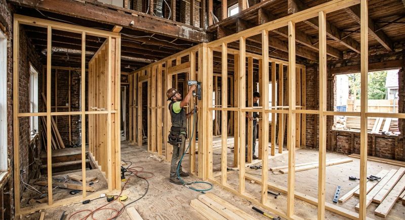 Structure Framing in Kansas City, KS